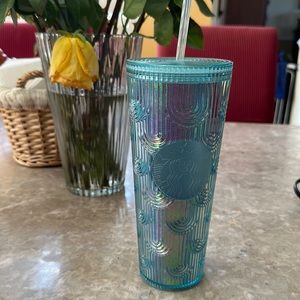 Iridescent venti Starbucks tumbler